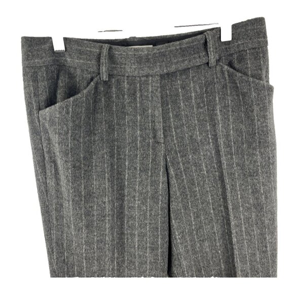 Charles Nolan New York Wool-Cashmere Blend Pinstripe Dress Pants Women's Size 6 - Picture 2 of 13